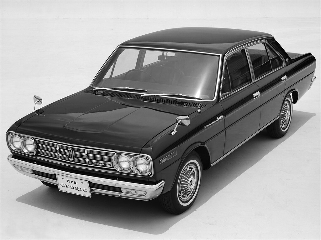 Nissan Cedric (130, H130, P130, Q130) 2 поколение, рестайлинг, седан (09.1968 - 01.1972)